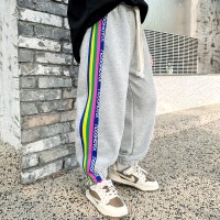 春季男童裤子休闲裤中大童运动裤长裤儿童卫裤男孩针织裤韩版春秋