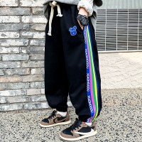 春季男童裤子休闲裤中大童运动裤长裤儿童卫裤男孩针织裤韩版春秋