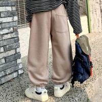 男童运动裤子2024童装春季新款中大童儿童针织卫裤春秋款酷帅