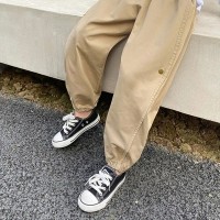 男童工装裤儿童休闲裤宽松中大童装裤子秋装2024新款春秋季长裤子