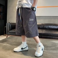 男童短裤子夏装2024新款男大童夏季帅气五分裤男孩薄款运动休闲裤
