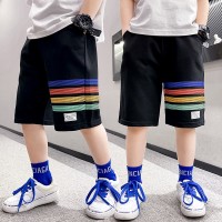 男童短裤2024新款儿童夏季外穿五分裤男孩运动休闲宽松韩版中裤潮