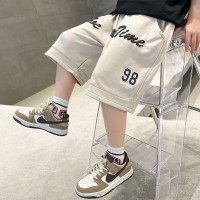 儿童装男童夏装裤子短裤2024新款中大童夏季中裤薄款夏款运动裤潮