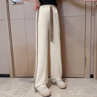 女童裤子夏季薄款直筒休闲长裤儿童中大童装宽松阔腿裤2024新款潮