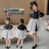 女童夏季连衣裙网纱裙