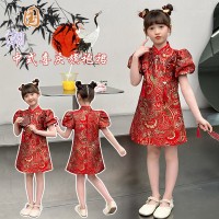 女童夏装旗袍裙