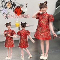 女童夏装旗袍裙