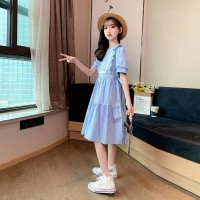 女童连衣裙夏装薄款2024新款儿童洋气女孩公主裙大童夏季韩版裙子