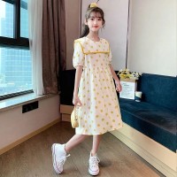 女童连衣裙夏装2024新款洋气中大童网红女孩夏季公主裙儿童装裙子