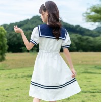 女童裙子夏装新款洋气中大儿童公主裙夏季时髦小女孩泡泡袖连衣裙