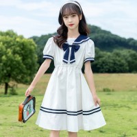 女童裙子夏装新款洋气中大儿童公主裙夏季时髦小女孩泡泡袖连衣裙