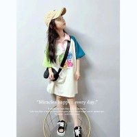 原版质量2024新款韩版洋气女大童夏季裙子潮女童连衣裙夏装儿童裙