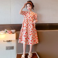 女童夏装连衣裙夏季儿童公主裙子洋气2024新款韩版大童装女孩衣服