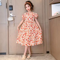 女童夏装连衣裙夏季儿童公主裙子洋气2024新款韩版大童装女孩衣服