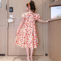 女童夏装连衣裙夏季儿童公主裙子洋气2024新款韩版大童装女孩衣服