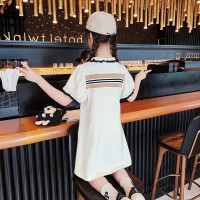 女童连衣裙夏装洋气2024新款儿童网红童装裙子女孩大童夏季POLO裙