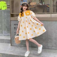女童夏装连衣裙儿童夏季裙子洋气网红2024新款韩版大童公主裙