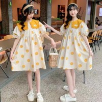 女童夏装连衣裙儿童夏季裙子洋气网红2024新款韩版大童公主裙