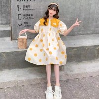 女童夏装连衣裙儿童夏季裙子洋气网红2024新款韩版大童公主裙