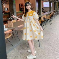 女童夏装连衣裙儿童夏季裙子洋气网红2024新款韩版大童公主裙