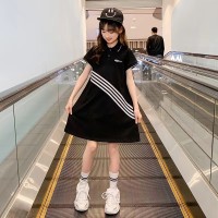 女童夏季新款韩版宽松洋气夏装中大童短袖T恤裙子