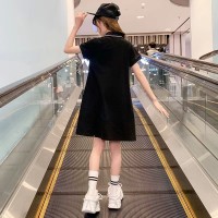 女童夏季新款韩版宽松洋气夏装中大童短袖T恤裙子