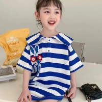 女童连衣裙夏季2024新款大童短袖裙儿童夏款洋气时髦夏装薄款裙子