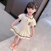 女童jk套装夏季学院风宝宝儿童裙子夏装小女孩衣服童装polo连衣裙