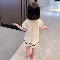 女童jk套装夏季学院风宝宝儿童裙子夏装小女孩衣服童装polo连衣裙