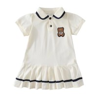 女童jk套装夏季学院风宝宝儿童裙子夏装小女孩衣服童装polo连衣裙