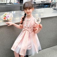 女童夏装连衣裙改良古风裙