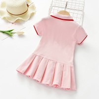 女童jk套装夏季学院风宝宝儿童裙子夏装小女孩衣服童装polo连衣裙