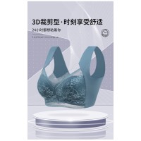 无缝美背文胸胸罩少女固定无钢圈一体式裹胸女士无痕内衣薄款
