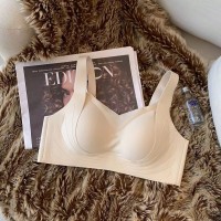 无痕舒适收副乳防下垂女士文胸大胸显小调整型固定杯文胸女款内衣