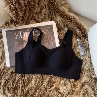 无痕舒适收副乳防下垂女士文胸大胸显小调整型固定杯文胸女款内衣