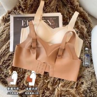 无痕舒适收副乳防下垂女士文胸大胸显小调整型固定杯文胸女款内衣