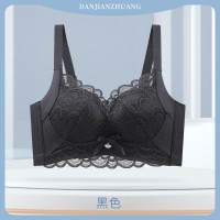 无痕内衣女小胸聚拢薄款舒适文胸蕾丝大胸防下垂透气胸罩