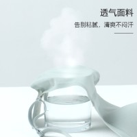 薄款无钢圈冰丝透气内衣女大胸显小文胸睡眠运动内衣背心式