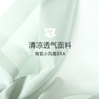 薄款无钢圈冰丝透气内衣女大胸显小文胸睡眠运动内衣背心式
