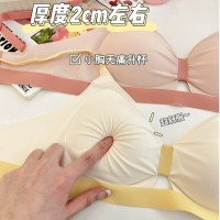 内衣女小胸聚拢夏季薄款无钢圈胸罩收副乳防下垂舒适无痕文胸显大