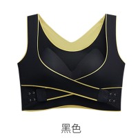 交叉测扣文胸女士聚拢无痕无钢圈收副乳防外扩聚胸提拉调整型内衣
