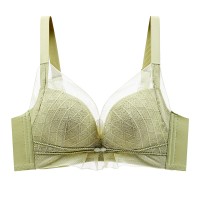 夏季内衣女小胸聚拢薄款收副乳防下垂性感无钢圈矫正调整型文胸罩