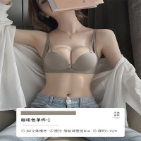 原创专利无痕内衣女小胸聚拢显大深V上托收副乳秋冬平胸专用文胸