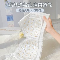 调整型大胸显小汕头内衣女士无钢圈超薄款大码收副乳防下垂文胸罩