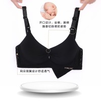 文胸聚拢防下垂母乳期孕妇胸罩产后喂奶内衣前开扣无钢圈哺乳薄款