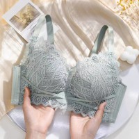 无磁内衣女薄款聚拢小胸无痕透气收副乳防下垂无钢圈调整型文胸罩
