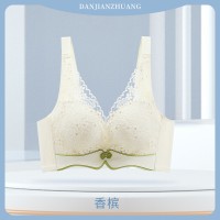 天然乳胶棉内衣女小胸聚拢调整型无钢圈收副乳大胸显小薄款夏文胸