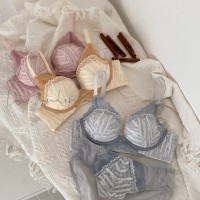 原版小胸显大聚拢内衣女收副乳调整型防下垂平胸专用无钢圈文胸罩