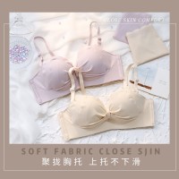 新品抹胸聚拢无肩带无钢圈露肩内衣女性感防滑上托少女裹胸文胸