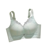 小胸聚拢中厚性感蕾丝内衣上托收副乳无钢圈舒适透气文胸女